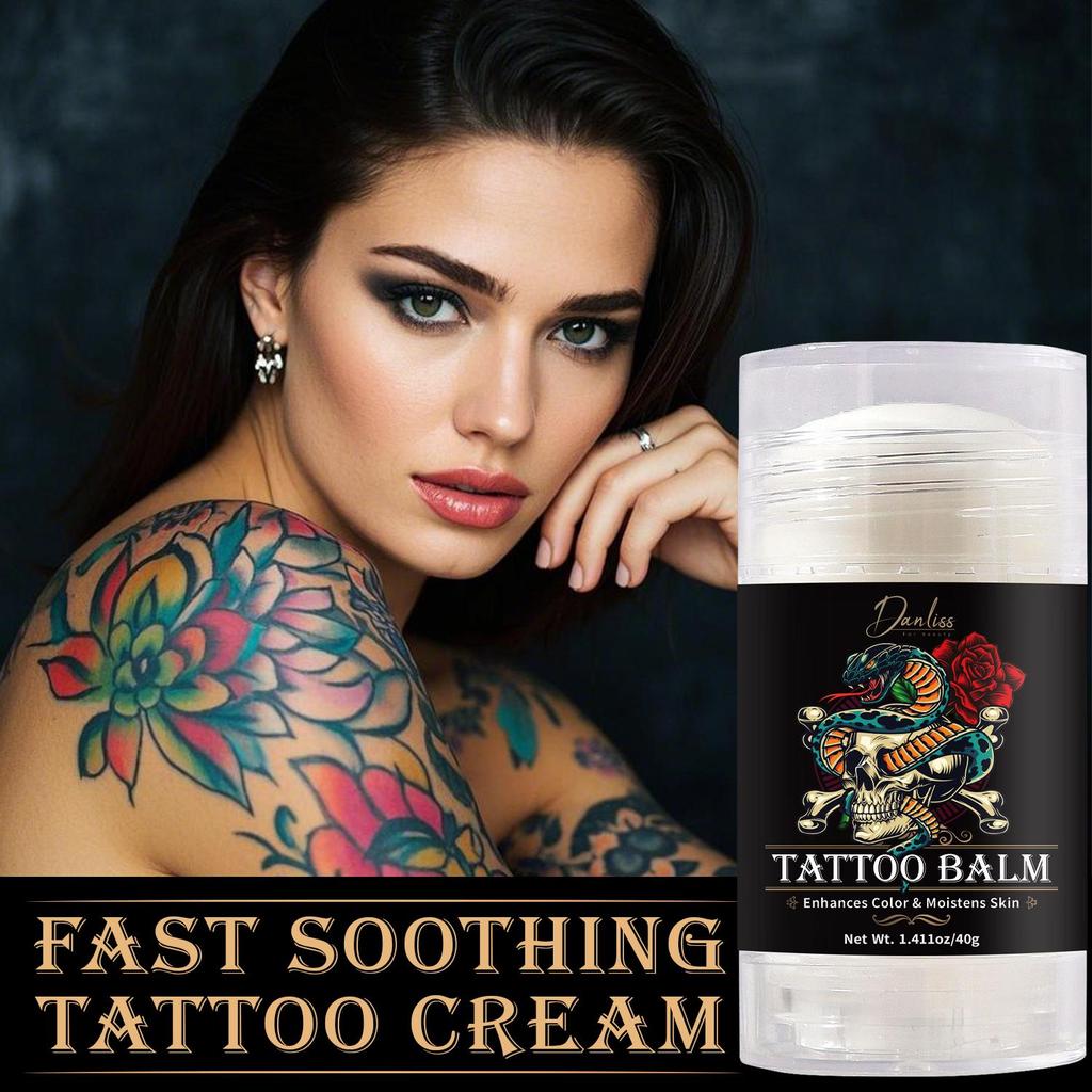 Tattoo Balm - Softens and Conditions Skin, Keeps Ink Vibrant - Applicable To Before & After the Tattoo