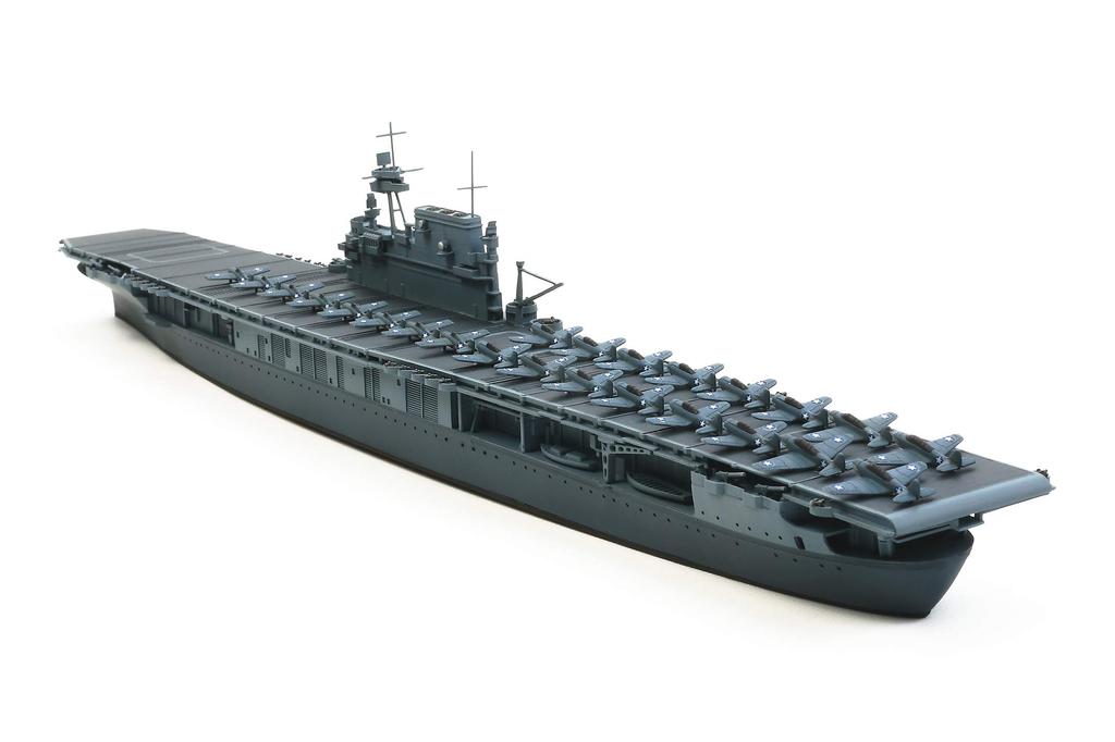 Tamiya Пластиковая модель авианосца ВМС США «Йорктаун» серии «Ватерлиния» 31712 1/700 № 712