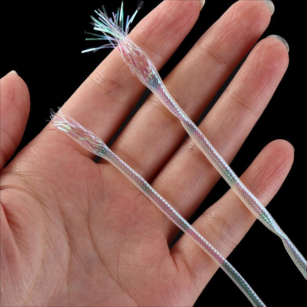 Жемчужно-белый Рыболовный Магглот Трубка Блестящие Плетеные Трубки Тело Мушки Чешуя Рыбы Жемчужный Магглот Трубка