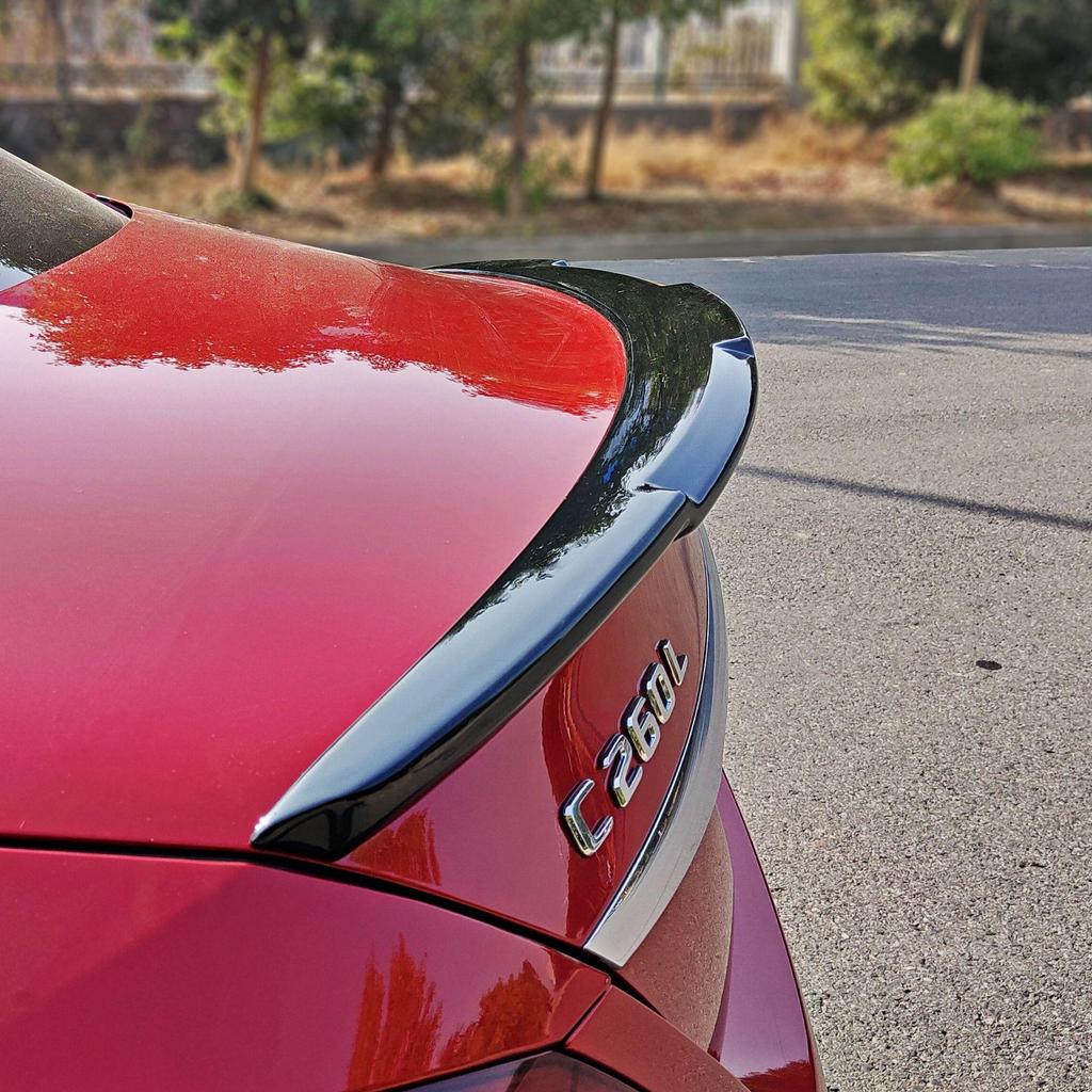 19-21 Mercedes-Benz C-Class W205 Комплект переднего сплиттера Brabus и заднего спойлера