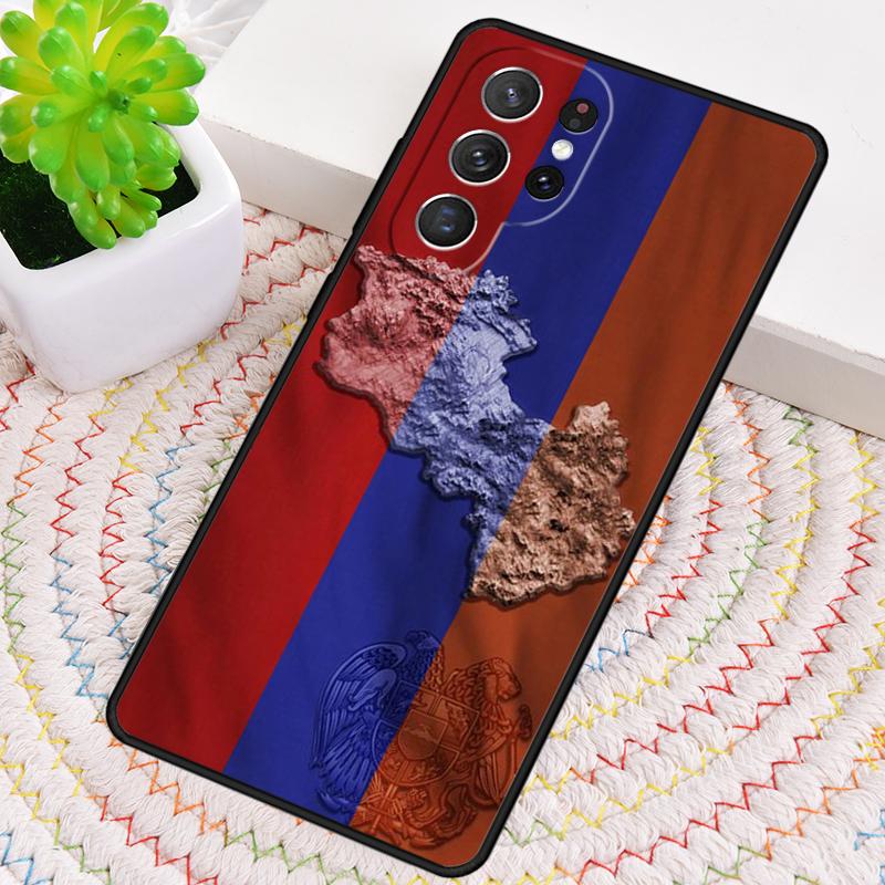 Мягкий чехол для телефона с флагом Армении для Samsung Galaxy note 10 pro S26 Ultra S23 S24 FE S25 S21 S22 PLUS ударопрочный