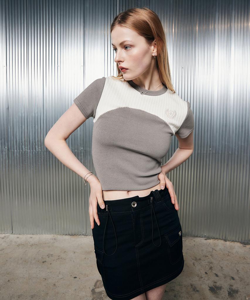 Latizen L2 Pocket Mini Skirt(Black)