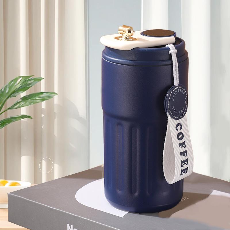 Термокружка из нержавеющей стали 316 с дисплеем температуры, кофейная кружка, портативная вакуумная, для автомобиля, удобная кружка, подарочная кружка высокой ценности