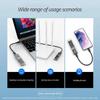 M.2 NVME SATA SSD Enclosure USB Type C 10Gbps 5Gbps PCI-E M2 SSD Transparent External Case Hard Disk Box for M2 2230/2242/2260/2280 SSD