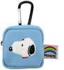 Корпорация Накадзима Snoopy Красочный Карабин Мини-кошелек, Большой, Синий, 206459-25