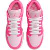 Air Jordan 1 Low GS День святого Валентина Детские кроссовки Розовый Розовый-Пена Гипер-Розовый 553560-661