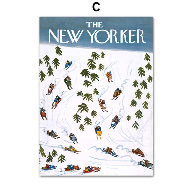 Рождество Санта-Клаус конфеты винтажная обложка журнала настенное искусство холст картины постеры и принты настенные картины для декора спальни без рамки