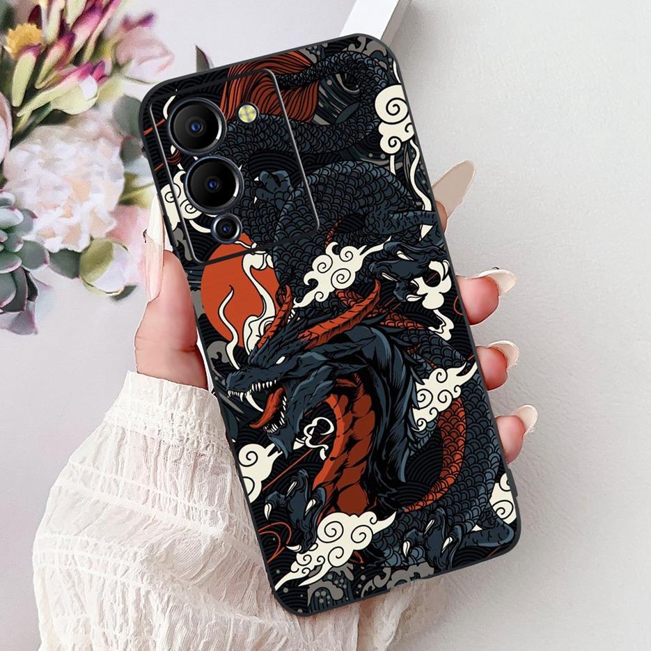 Чехол для Infinix Note 12 G96 X670 Стильный painted чехол Мягкий ТПУ чехол для телефона Для Infinix Note 12 Pro 5G X671B Note12 Turbo Fundas