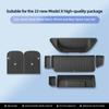 LUCKEASY for Left Drive Tesla Model X TPE Waterproof Wear-resistant Floor Mats Trunk Mat Car Modification Accessories