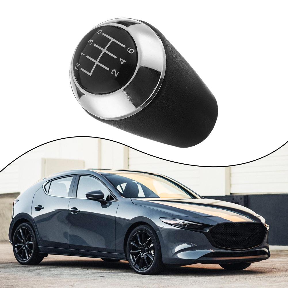 Для Mazda 3 CX-7 MX-5 кожаный рычаг переключения передач Handball 6 скоростей ручка переключения передач автомобиля механическая ручка переключения передач аксессуары для салона автомобиля