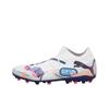 Future 7 Match Mg Artificial Grass Football Shoes Unisex Football Shoes White Blue Pink 108136-01