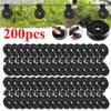 200pcs Outdoor Shade Cover Free Buckle Outdoor Multi-purpose Plastic Clip Awning Detachable Fixed Rod Special Clip for Sunscreen Net
