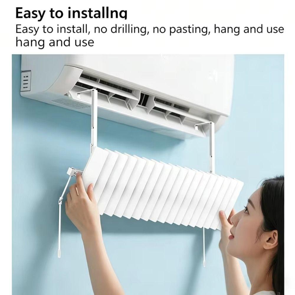 Universal Air Conditioner Windshield Wall-Mounted Airflow Control Baffle Household