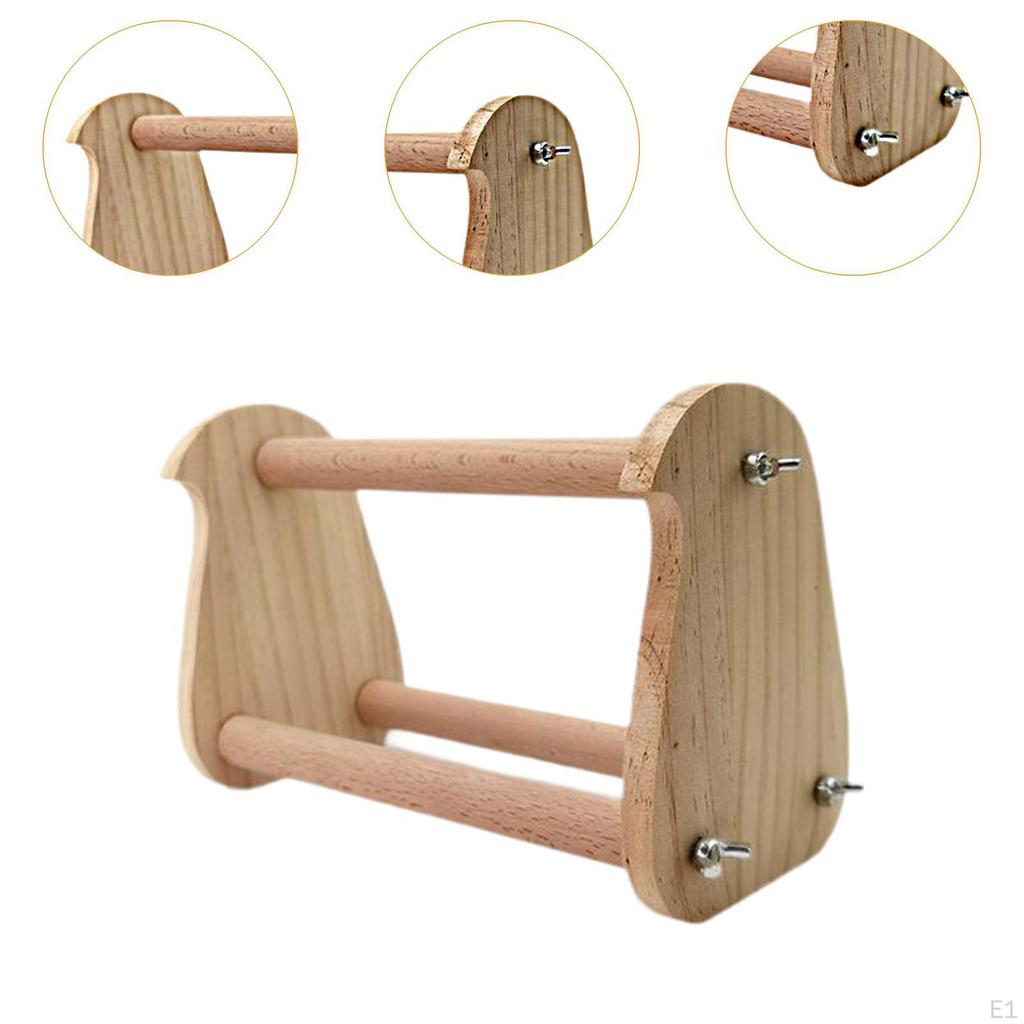 Подставка для дрессировки птиц, игрушечная деревянная ветка для попугаев ара, неразлучников