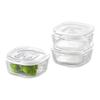 iwaki Pack & Range Square Glass Food Storage Containers Heat Resistant Microwave Safe PS-PRN-11W