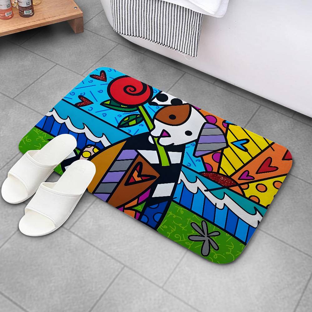B-Brittos Carpet Bathroom Anti-slip Mat Door Mat Home Decoration Mat Entrance Door Mat Scratch-resistant Door Mat