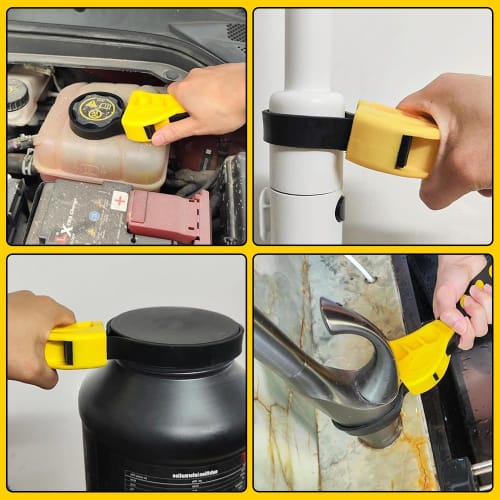 Adjustable Belt Wrench, Rubber Belt Wrench, Oil Filter Wrench, Bottle Lid Opener, Water Pipe Opener, Multi-Function Wrench Tool, Repair Tool, Vehicle