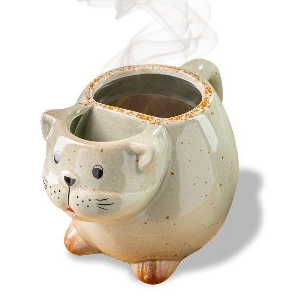 Mug Cat with Teabag Holder Original Cup for Tea