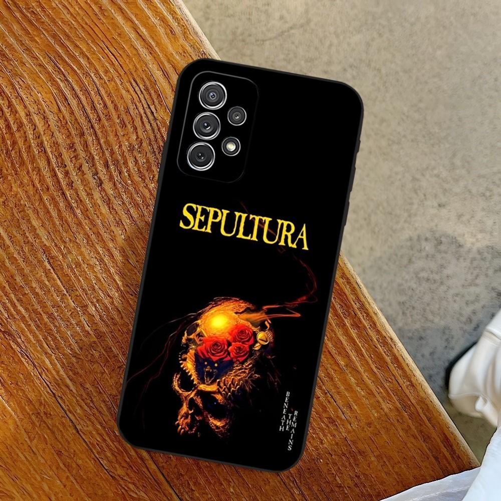 Чехол для телефона Sepultura (Хэви-метал группа) для Samsung Galaxy S24 S23 S22 S21 S20 A24 A34 A54 A53 N20 M54 Fe Plus Ultra