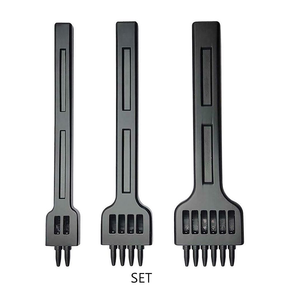 Tool Sewing Stitching Punch Leather Craft Alloy Prong Punching Pricking Tool Round Stitching Punch
