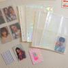 10pcs Laser Star 3/5inch Po Album Inner Sleeves Kawaii A5 Binder Refill Pockets Sleeves Toploader Pocards Notebook Diary