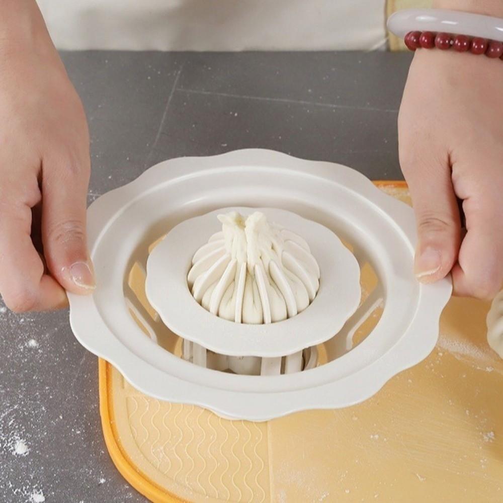 Convenient Baozi Making Mould Flower Shaped Steamed Bun Mold Dumpling Mold Kitchen Tool Use