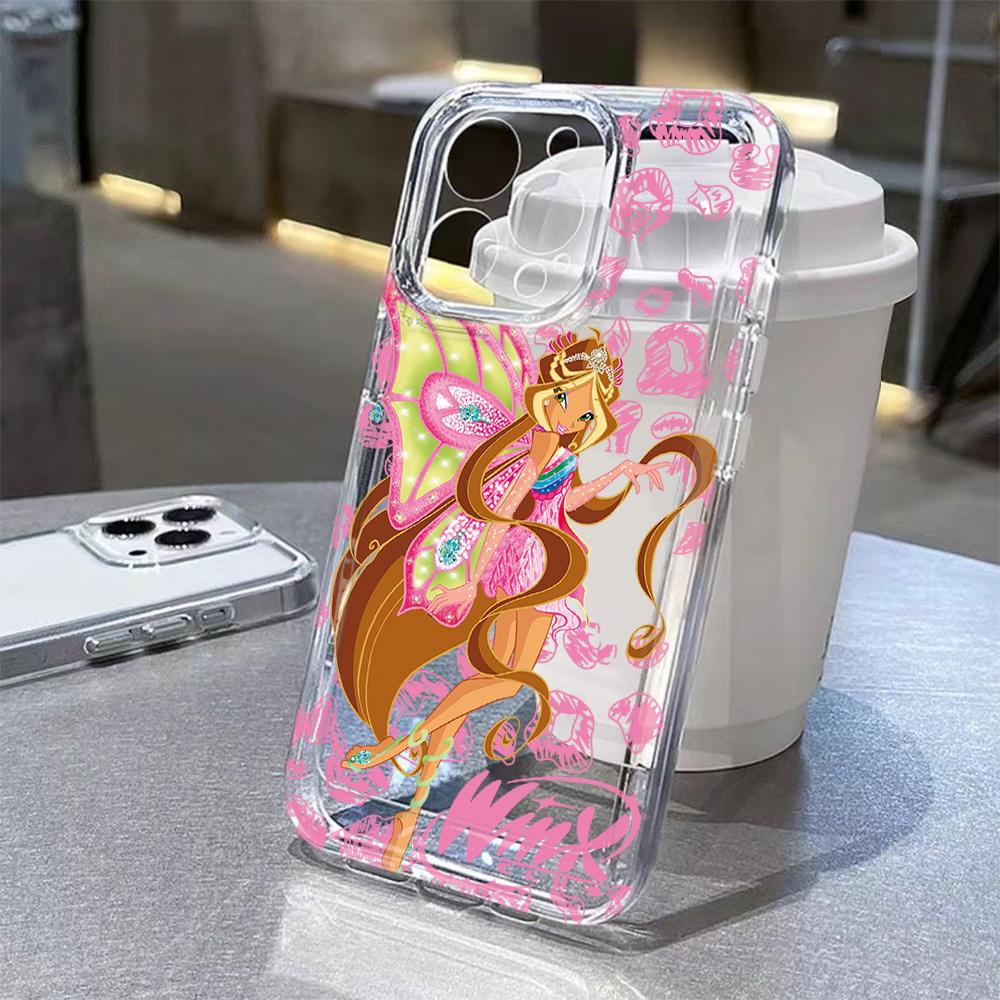Милый w-winxs c-clubs Чехол для телефона Samsung Galaxy S26 S25 S24 S23 S22 S21 S20 Note20 Edge Plus Ultra Lite 5G Прозрачная задняя крышка
