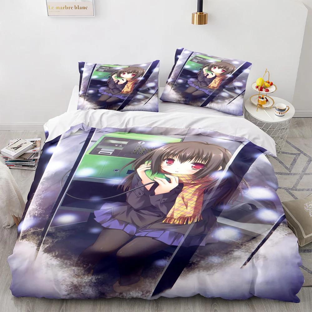 3D Printed Kawaii Girl Bedding Set Anime Sexy Girl Duvet Cover Double Twin Full Queen King Adult Kids Bedclothes Quilt Cover