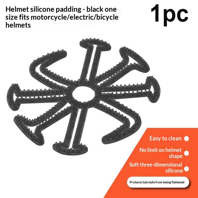 Riding Cushion Ergonomic Helmet Liner with Breathable Silicone Pad for Cycling Enthusiasts