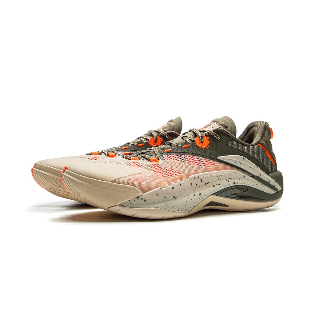 Li Ning Guerilla 1 Super Cushioning Rebound Low top Basketball Shoes Men's Yellow Green ABFV005-1