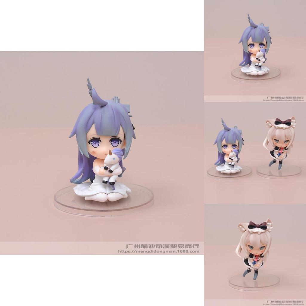 Azur Lane Единорог и Харман ПВХ Коллекционные Фигурки для Фанатов Аниме