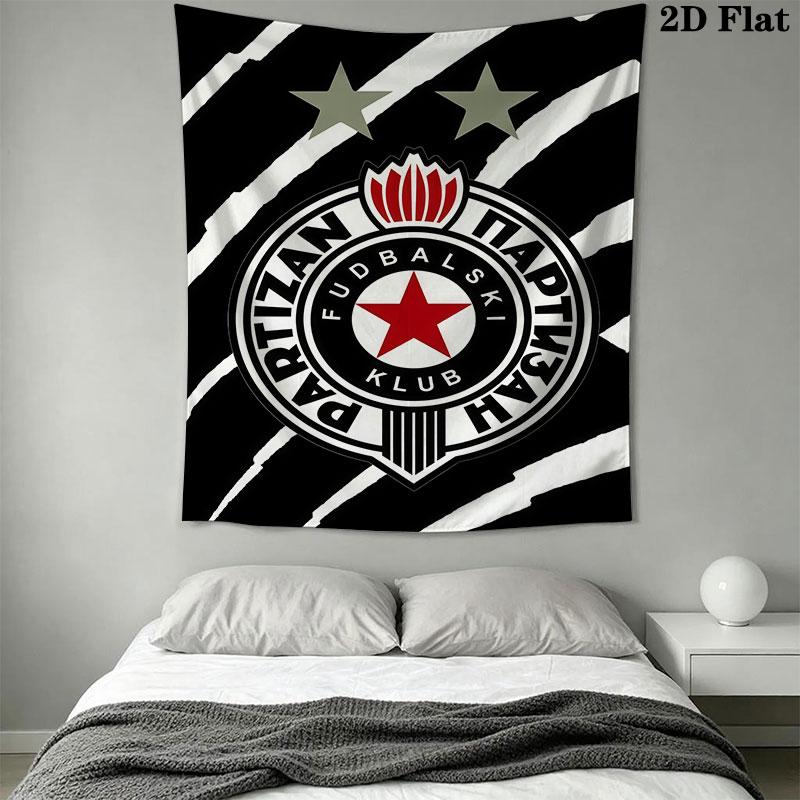 Partizan logo Wall Hanging Printed Fabric Blanket Decorative Tapestries for Bedroom Living Room Home Decor