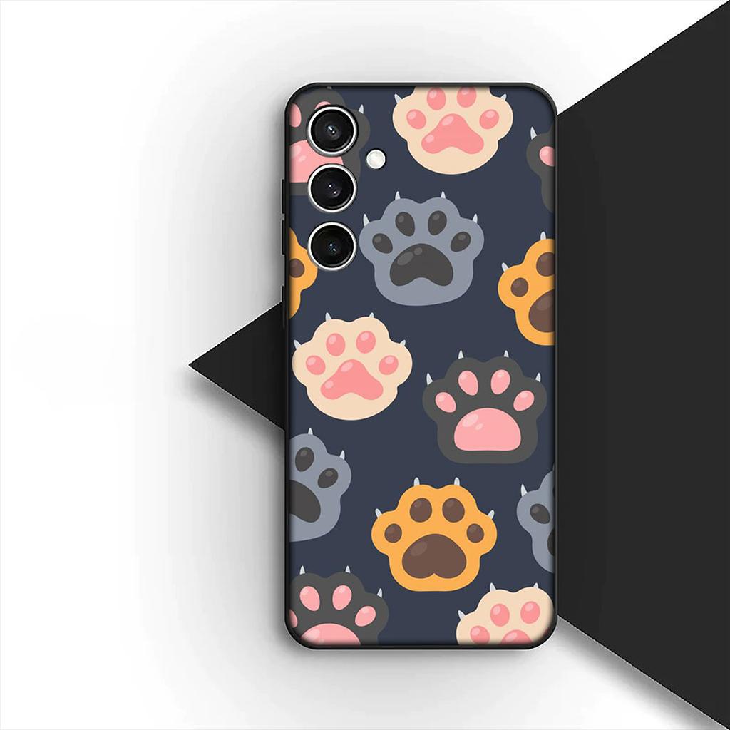 Cat Cute Dog Paw Wallpaper Phone Case for Apple iPhone 17 Pro XS Max Air 6 7 8 Plus 5 + SE 2022 SE2 16E 8+ Protective Cover