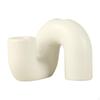 Ceramic Candle Holder for Christmas Pillar Display Home Fireplace Candelabrum
