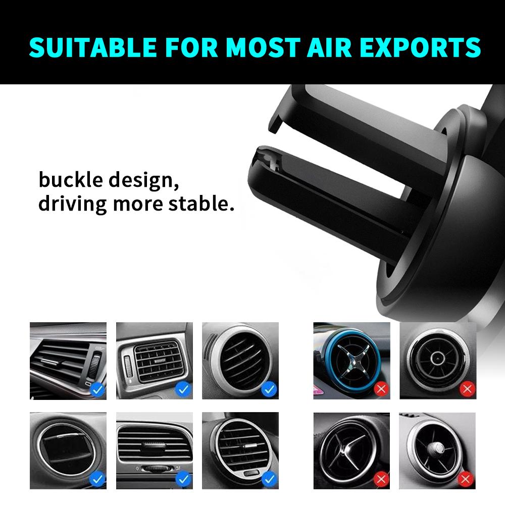 AdjustableCar Logo Mobile Phone Stand Bracket Holder Air Vent Clip Accessories For Opel Zafira B Corsa D Insignia Car Valve Cap IF4