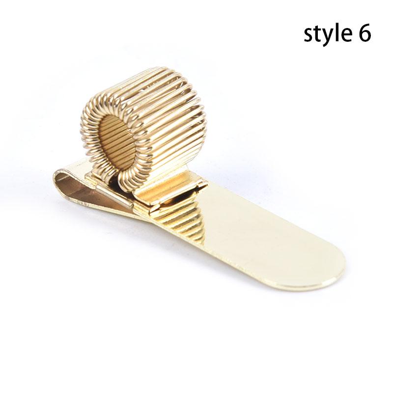 1 шт., металлический пружинный держатель для ручек, металлические зажимы для ручек, эластичная петля, канцелярские принадлежности для блокнота