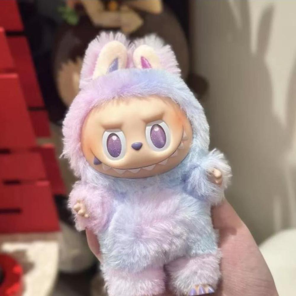 Coin Purses & Key Chains / Key Chains Anime Figure Labubu Vinyl Pendant Doll Model Toy Cute Monster Keychain Toys Birthday Gifts