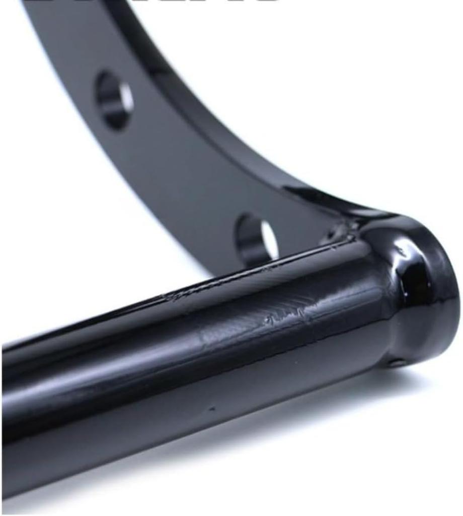 Vilom Motorcycle Handlebar 22/25mm Universal Bar Handle Fits Stainless Steel Resistant (22mm, Silver)