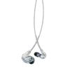 SHURE SE215-CL-A Прозрачные проводные наушники-вкладыши: Высокая изоляция, Игровые, Съемный кабель MMCX, 162 см