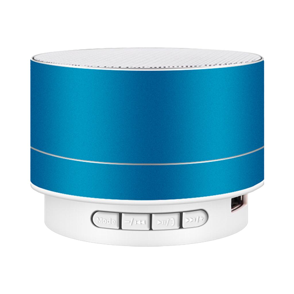Mini BT Speaker With 7-Color Lights Small Wireless Speaker Portable USB Rechargeable Speaker for Travel Outdoors Home Office