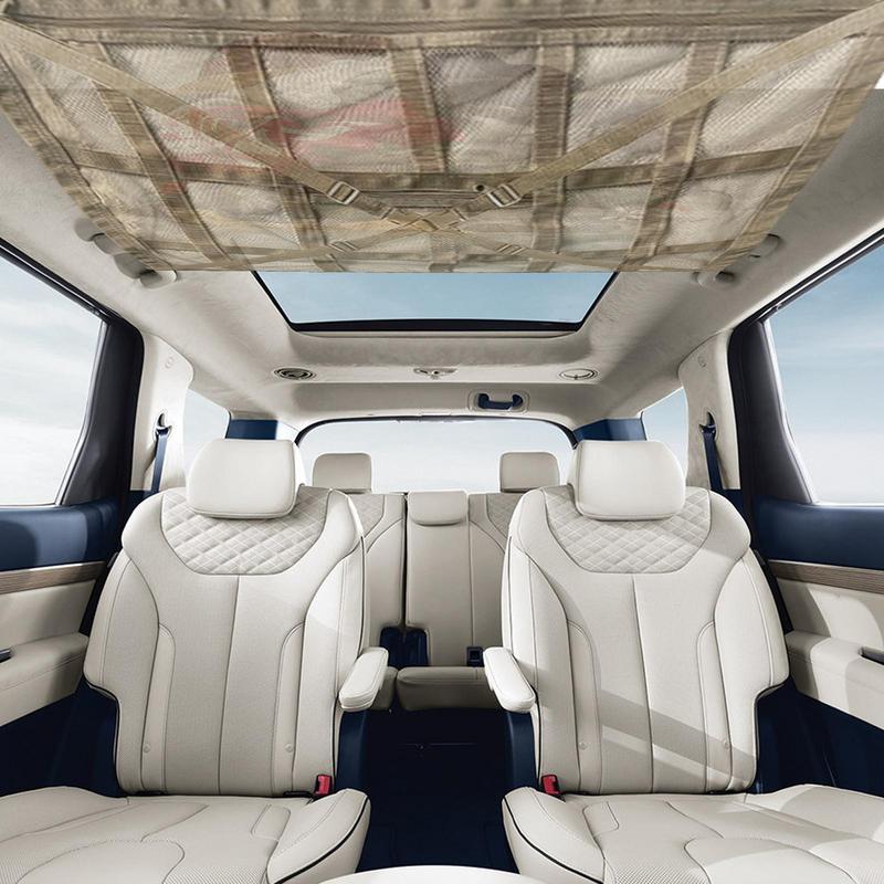 Автомобильная потолочная грузовая сетка Универсальная грузовая внедорожник Интерьерные аксессуары Антипровисающий багажный фургон Большая вместимость