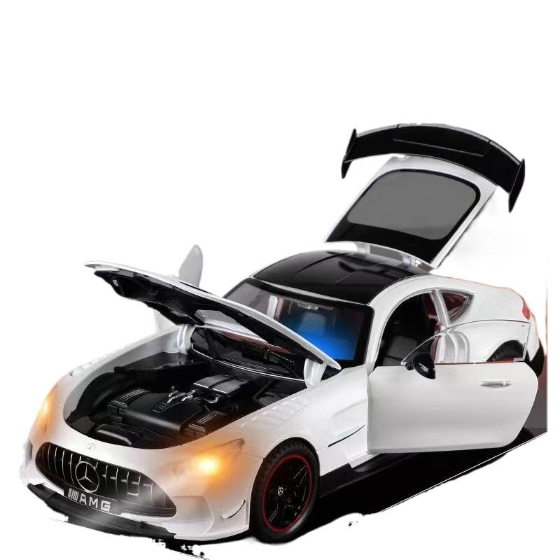 1/18 BENZ AMG крутая спортивная машина, модель из сплава, крутой звук и свет, детализированный салон, воссоздание деталей, изысканное настольное украшение