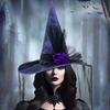 Halloween, Baroque Gothic, Mesh, Witch Hat, Simulation Flower, Queen Costume Accessories, Temperament, Holiday Witch Hat