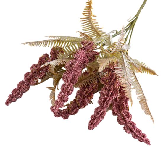 Ветка искусственного цветка со стеблем, зеленые листья папоротника, реалистичные многоразовые неувядающие украшения для дома, свадьбы, искусственного растения, фото, секс-одежда для взрослых