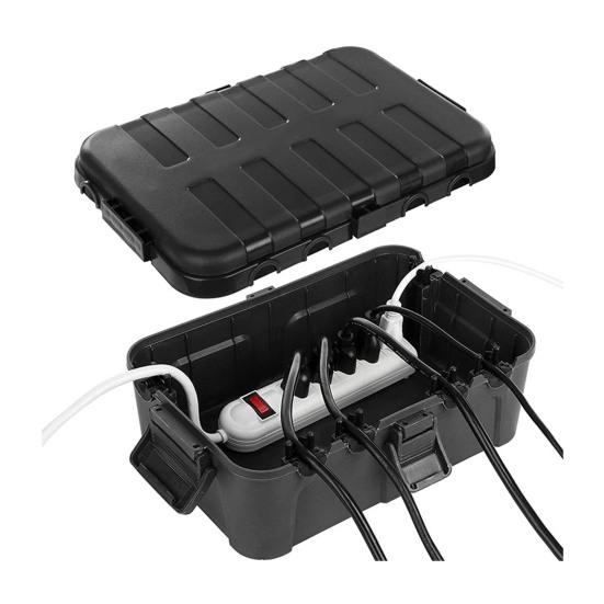 Очень большой уличный электрический ящик, устойчивый к погодным условиям, IP54, водонепроницаемый, многоцелевой, чехол для удлинителя, ящик для хранения