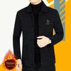 Men's High-End Woolen Lapel Coat 2023: Casual Autumn/Winter Jacket with Velvet-Lined Trendy Style