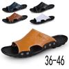 Летние мужские шлепанцы с открытым носком, пляжные мокасины, сандалии на мягкой подошве, дышащие мужские сандалии, тапочки D310