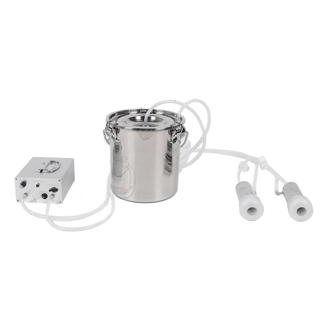 Электрический доильный аппарат 7 л портативный перезаряжаемый регулируемый всасывающий из нержавеющей стали автоматический