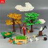 Нетоксичные Moc Кирпичи Город Пугала Серия Полевая Ферма Аксессуары Городская Модель Образовательные Строительные Блоки Игрушки Для Детей