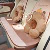Cartoon Car Seat Decoration Comfort Plush Seat Cushion Capybara Car Headrest  Headrest